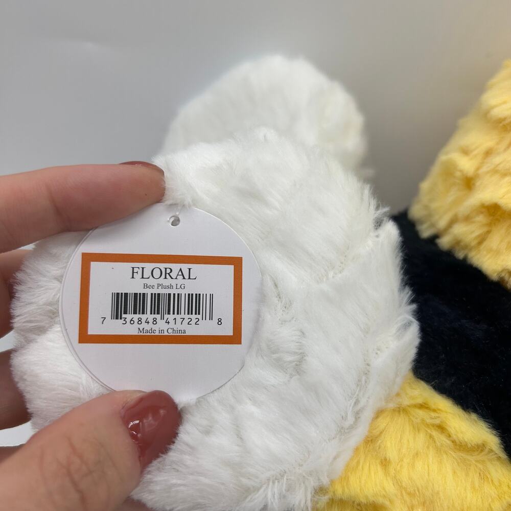 NWT Portland Plush Becca Bee Stuffed Animal Stuffy Bumblebee Bug Toy New - Picture 6 of 9